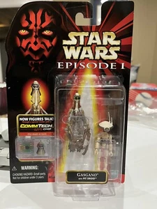 Gasgano w/Pit Droid Star Wars Episode 1 CommTech Action Figure NEW - Picture 1 of 6