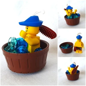 MOC aus LEGO®-Teilen Bathing Forestmen | Badender Waldläufer | passt zu 10332 - Bild 1 von 1