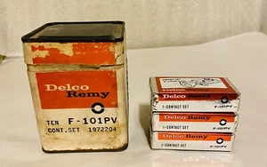 3 Delco Remy F101PV Contact Set New Factory Sealed 1972204 Buy All 6 Get The Box - Picture 1 of 4