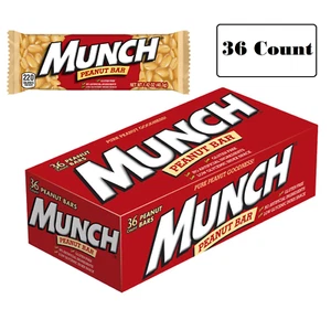 Munch Erdnussbar Singles Größe 1,42-Unzen Bar (36 Stück) limitierte Auflage - Bild 1 von 8
