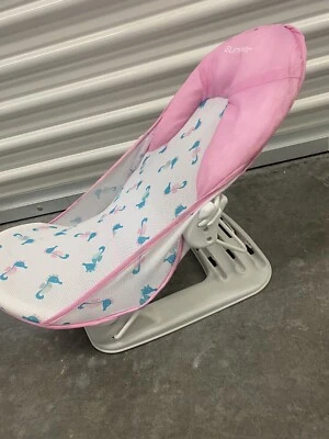 Rocker infantil de verano rosa usado caballo de mar Foto 1 de 4