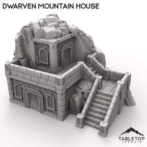 Dwarven Mountain House - Fantasy LOTR Middle Earth Compatible - Picture 1 of 6
