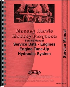 Manual de servicio solo para reparaciones hidráulicas de afinación Massey Harris (MH-S-TUNE UP) - Imagen 1 de 1