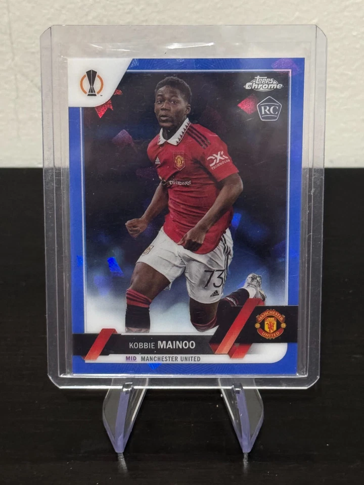 2022-23 Topps Chrome Sapphire Edition UEFA Kobbie Mainoo | Rookie Card #118 - Image 1 of 2