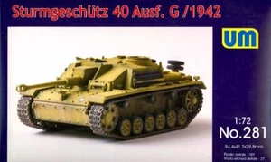UM-MT Models 1/72 STURMGESCHUTZ 40 AUSF. G 1942 Assault Gun - Picture 1 of 8