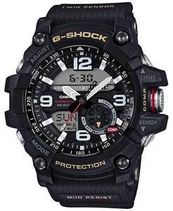 Casio G-Shock GG1000-1A NEW Men's Watch Twin Sensor Mudmaster Black - Picture 1 of 2