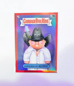 Garbage Pail Kids Chrome 7 Music Award #19a COVERED UP KENNY  2/5 GPK RED - Picture 1 of 3
