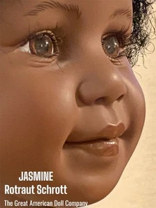 JASMINE Puppe 1990 Rotraut Schrott American Doll Company Zertifikat Sammelobjekt - Bild 1 von 24
