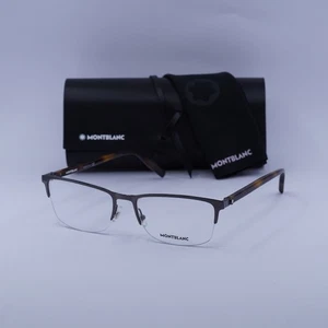 NUEVO Gafas Montblanc MB0015O 002 Rutenio/Habana 56 mm - Imagen 1 de 7