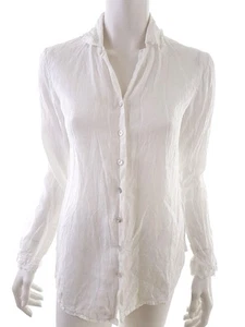 Anne Fontaine Size 38 Buttoned Shirt Blouse Long Sleeve - Picture 1 of 5