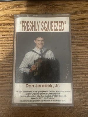 Tuba Dan Jerabek JR. Freshly Squeezed cassette Wisconsin Accordian - Image 1 of 4