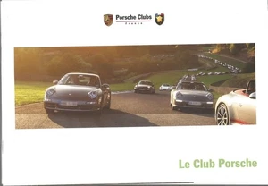 Catalogue brochure Katalog Prospekt PORSCHE CLUBS FRANCE 12 pages - Picture 1 of 1