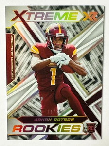 2022 Panini XR Jahan Dotson RC SP Xtreme Rookies #/25 Commanders! - Picture 1 of 3