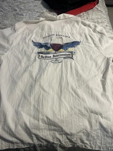 Tommy Bahama Camp Shirt Mens XL Da Vine Intervention Wine Glass Embroidered - Picture 1 of 4