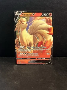 Pokémon TCG SWSH Rebel Clash Ninetales V #26/192 Ultra Rare - Picture 1 of 2