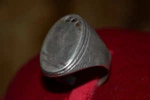 Vintage Berber Silver Ring HandCarved Morocco Tribal Jewelry Women Unique Design - Picture 1 of 7