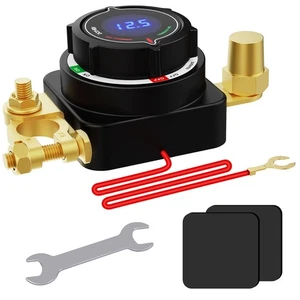 DC 5V-80V Car Battery Disconnect Switch Power Shut Off Kill Switch RV SUV Boat - Picture 1 of 9