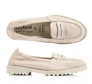 VITAFORM Damen-Slipper Hirschleder farbige Sohle Sohle Tara. 38. - Bild 1 von 4