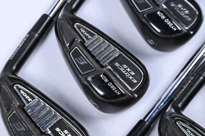 Tour Edge EXS 220H Irons / 4-PW+GW / Stiff Flex Elevate 95 Shafts - Image 1 of 4