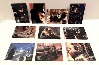 Juego de tarjetas de persecución completo Stadium Club Topps Batman Returns 1992 A-J (1125) Foto 1 de 2