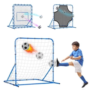 4X4FT Three Mode Soccer Goal & Rebounder Net & Target Net,Four Targets for Pr... - Picture 1 of 9