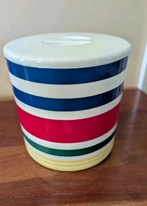 Vintage 1980s Ralph Lauren Japan Ice Bucket Container Nautical Theme Rare! - Picture 1 of 3