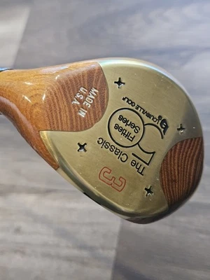 Louisville Golf The Classic 50's Series Persimmon Driver RH Steel 3 Wood - Image 1 of 4