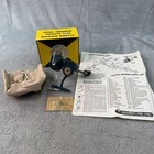 Vtg Alcedo Micron Spinning Fishing Reel w Box, Bag & Instructions Italy CC127