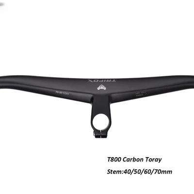 Manillar de bicicleta MTB de carbono descenso 2 grados UD mate integrado manillar XC Foto 1 de 4