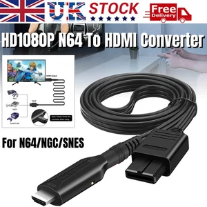 Cable adaptador HD1080P N64 a HDMI convertidor HDMI para N64 / GameCube / SNES - Imagen 1 de 9