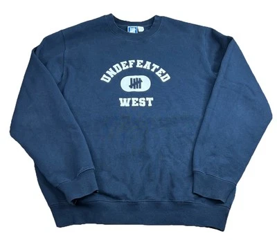 UDFTD Undefeated West Crewneck Pullover Spellout Logo Sweatshirt Men Large - Image 1 of 4