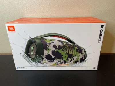 JBL BOOMBOX 3 Portable Waterproof Bluetooth Speaker - Camo *NEW in BOX - Image 1 of 3