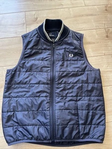 Fred Perry Weste Farbe Blau Größe L Top Zustand - Bild 1 von 10