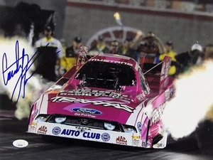 Courtney Force NHRA Driver Signed 11x14 Glossy Photo JSA Authenticated - Picture 1 of 2