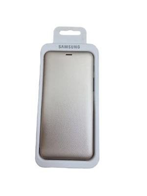 Original Book Case For Samsung A6+ 2018 Gold Brand New with Box - Image 1 of 3