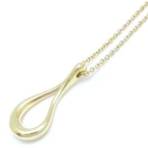 TIFFANY&Co. Halskette mit offener Träne 18 Karat Gelbgold Elsa Peretti /293429 - Bild 1 von 7