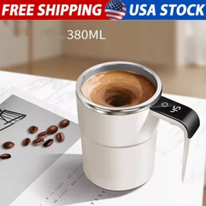 Automatic Magnetic Electric Self Stirring Mug Cup Mixing Coffee Milk Tea Beer - Picture 1 of 13