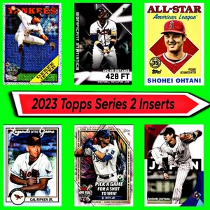 2023 Topps Series Baseball Singles Inserts & Sps ***** Complete Your Set (RBB1)
