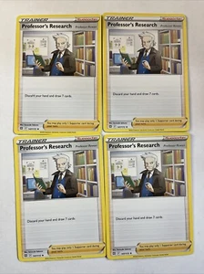 Pokemon Card Professor's Research Rowan Program 147/172 Brilliant Stars NM (x4) - Picture 1 of 2