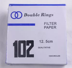 PAPEL FILTRO 12,5 cm 100 DISCOS CALIDAD MEDIO 102 - Imagen 1 de 1