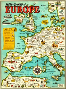 Europa - 1946 - Bildkarte Plakat - Bild 1 von 1