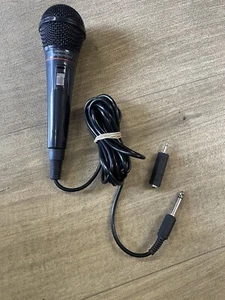 Universal Microphone Karaoke Voice Music With Converter Jack 3.5mm 6.3mm 1/4” - Picture 1 of 7