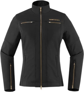 ICON Women's Hella2™ Jacket - Black - Large 2822-1267 - Picture 1 of 5