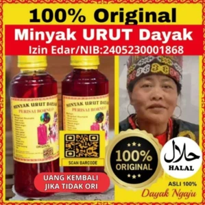 ORIGINAL Kalimantan Minyak DAYAK Herbal Massage Oil with Tree Roots 250ml - Picture 1 of 4