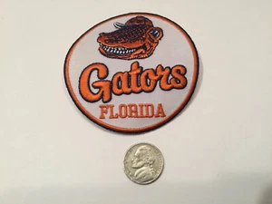 UF UNIVERSITY OF  FLORIDA GATORS Vintage Embroidered Iron On Patch 3” X 3” - Picture 1 of 2