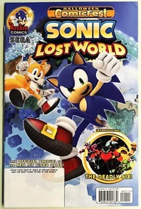 SONIC HEDGEHOG Comic Book LOST WORLD HALLOWEEN Comic Fest Bagged ~ Boarder NEW - Picture 1 of 6