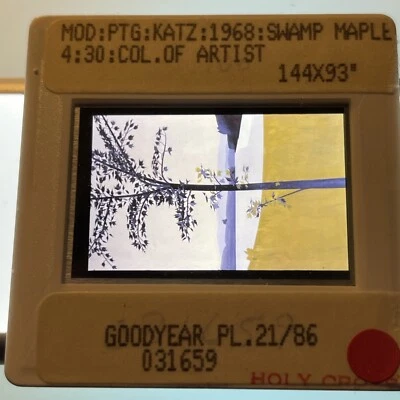Diapositiva Alex Katz “Swamp Maple” Pop Art 35 mm Foto 1 de 3