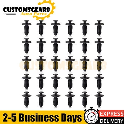 Retenedor de 100 clips tipo empuje remache revestimiento guardabarros para Mercedes Benz 1249900492 Foto 1 de 4