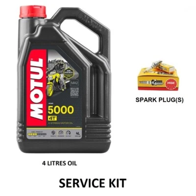 Kit de servicio para Honda CR 450 R 1981 (aceite y bujía) Foto 1 de 2