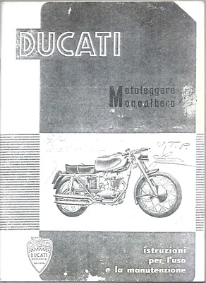 Ducati - Motoleggera 125 TP  Uso e  Manutenzione - Copia Anastatica Legend Bike - Immagine 1 di 2